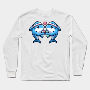 Shark Squad's Swim & Gym Long Sleeve T-Shirt